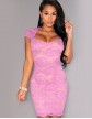 Rochie din Dantela cu Spatele Decupat LC22094